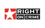 Right On Crime red and black logo.
